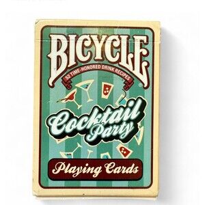 Bicycle Cocktail Party Collector's Playing Cards 52 Drink Recipes Made In USA